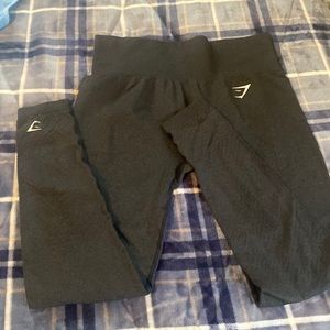 Gymshark Black vital seamless leggings size Large